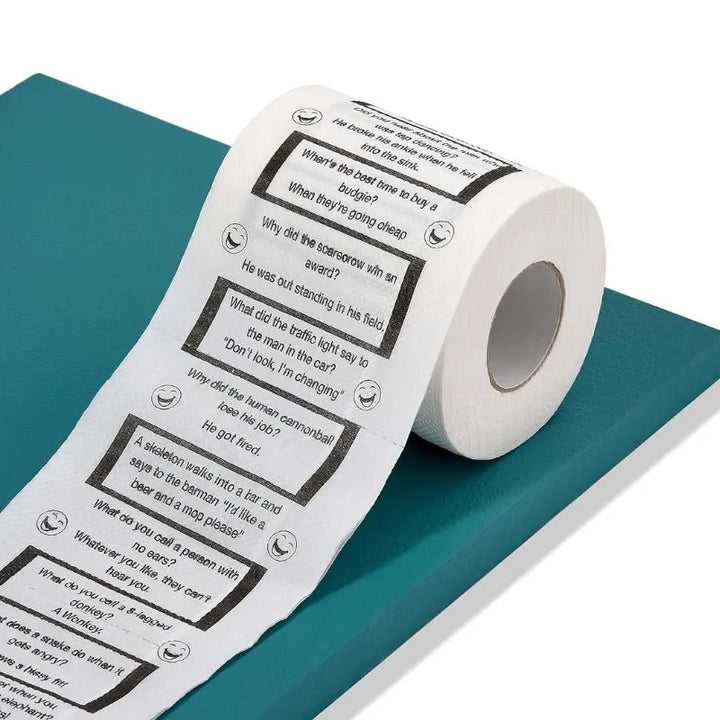 Papier toaletowy z zabawnymi tekstami