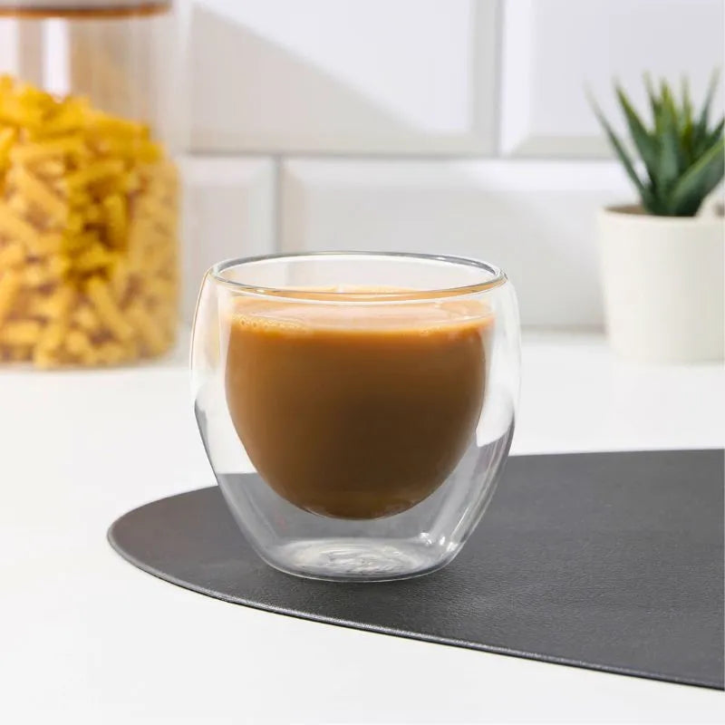 Szklanka do kawy z podwojnymi sciankami 150 ml