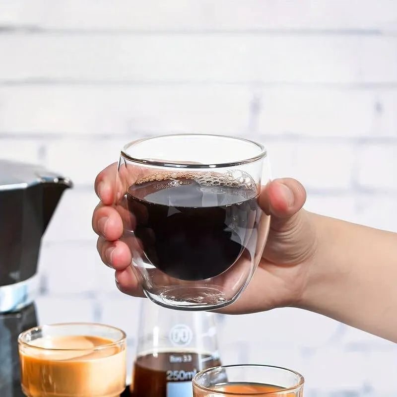 Szklanka do kawy z podwojnymi sciankami 150 ml