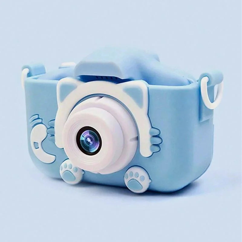 Aparat fotograficzny dla dzieci Smart Fun Niebieski 96 MP Ekran 2.0 cala 64 GB SD 1080P HD