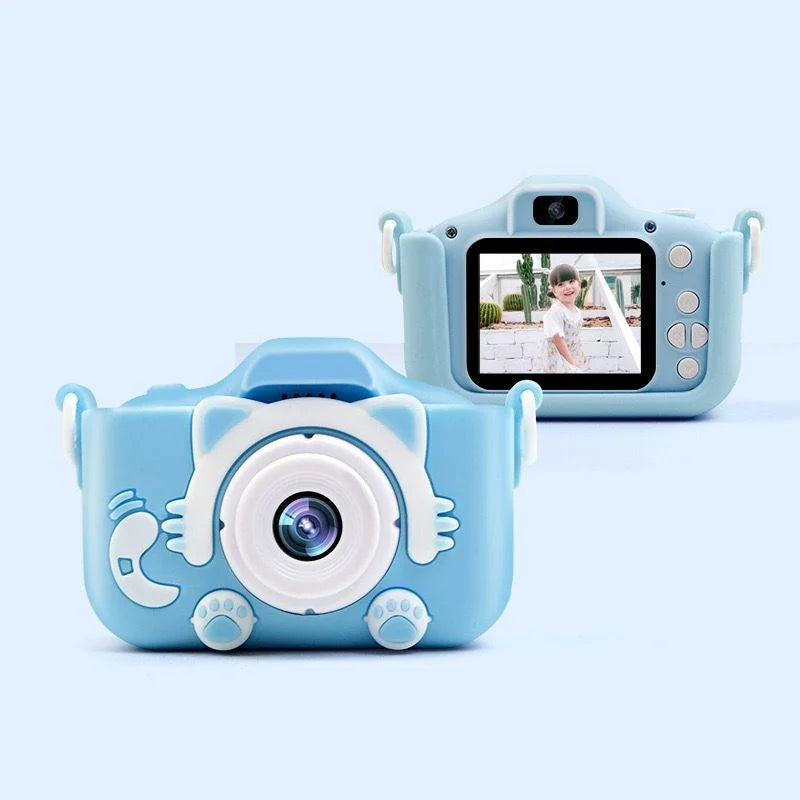 Aparat fotograficzny dla dzieci Smart Fun Niebieski 96 MP Ekran 2.0 cala 64 GB SD 1080P HD