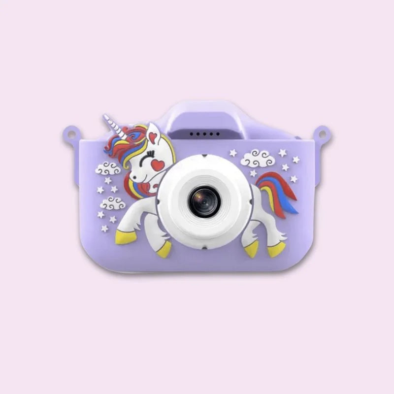 Aparat fotograficzny dla dzieci Smart Fun Jednorozec 96 MP Ekran 2.0 cali 64 GB SD 1080P HD