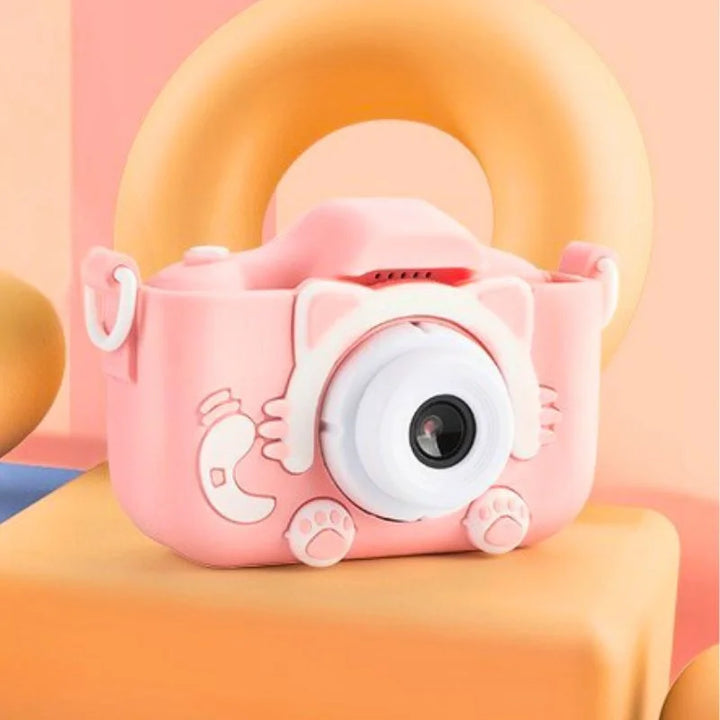 Aparat fotograficzny dla dzieci Smart Fun Różowy 96 MP Ekran 2.0 cala 64 GB SD 1080P HD