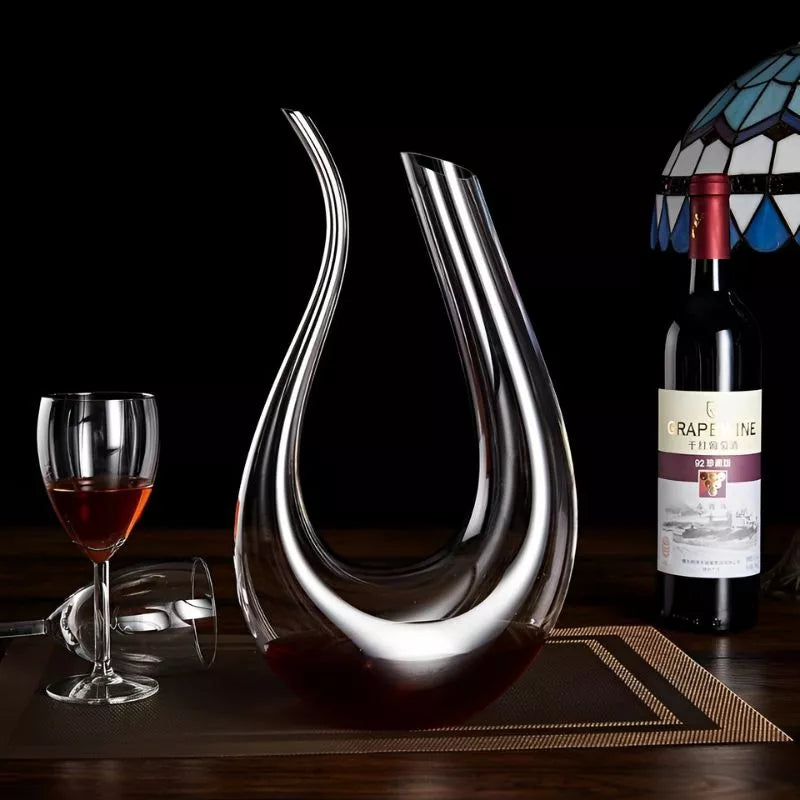 Karafka aerator labedz z kulkami do czyszczenia art statement