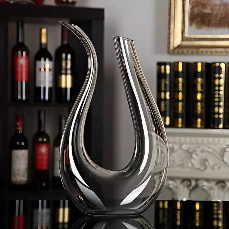 Karafka aerator labedz z kulkami do czyszczenia art statement