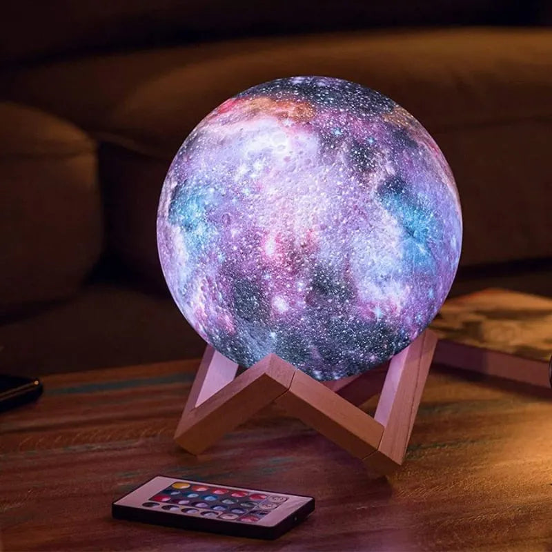 Lampa LED 3D Droga Mleczna XL 15cm 16 kolorów z pilotem