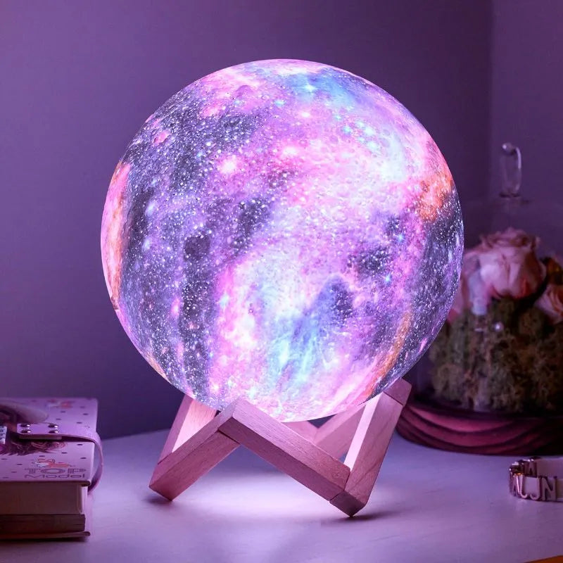 Lampa LED 3D Droga Mleczna XL 15cm 16 kolorów z pilotem