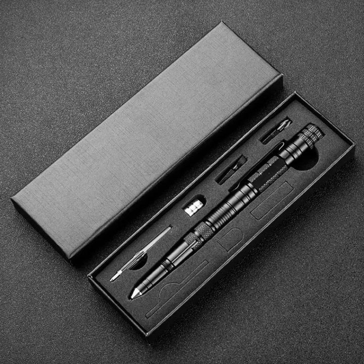 Dlugopis taktyczny 4 w 1 z latarka& ToolPen 007