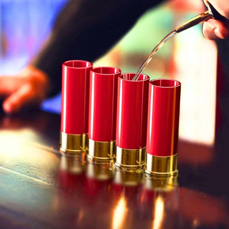 Zestaw 4 kieliszki bullet style