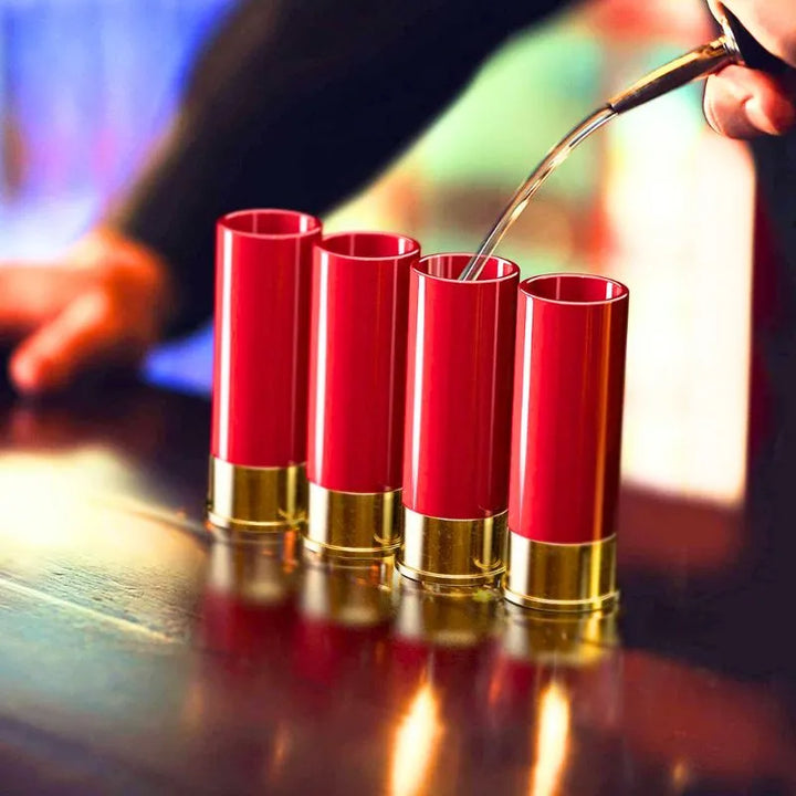 Zestaw 4 kieliszki bullet style