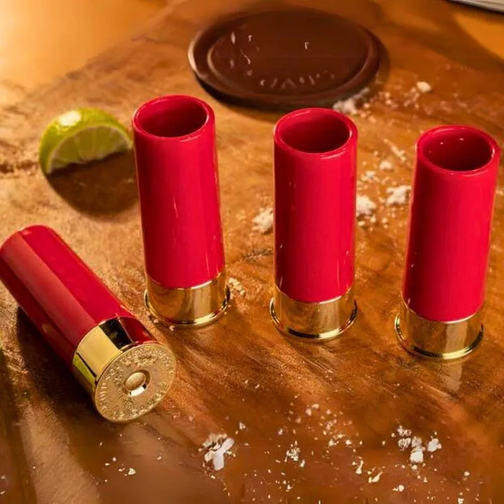 Zestaw 4 kieliszki bullet style