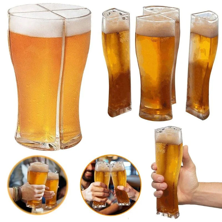 Zestaw prezentowy 4 szklanki do piwa Cheers