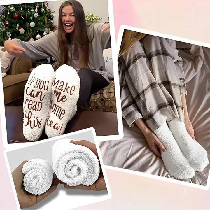 Zabawne skarpetki Bring Me Tea Babeczki biale
