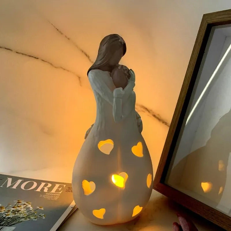 Stojak dekoracyjny na świece Mama i Córka