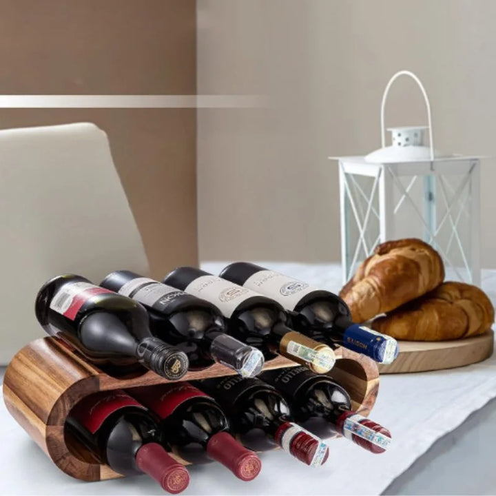 Elegancki stojak na wino