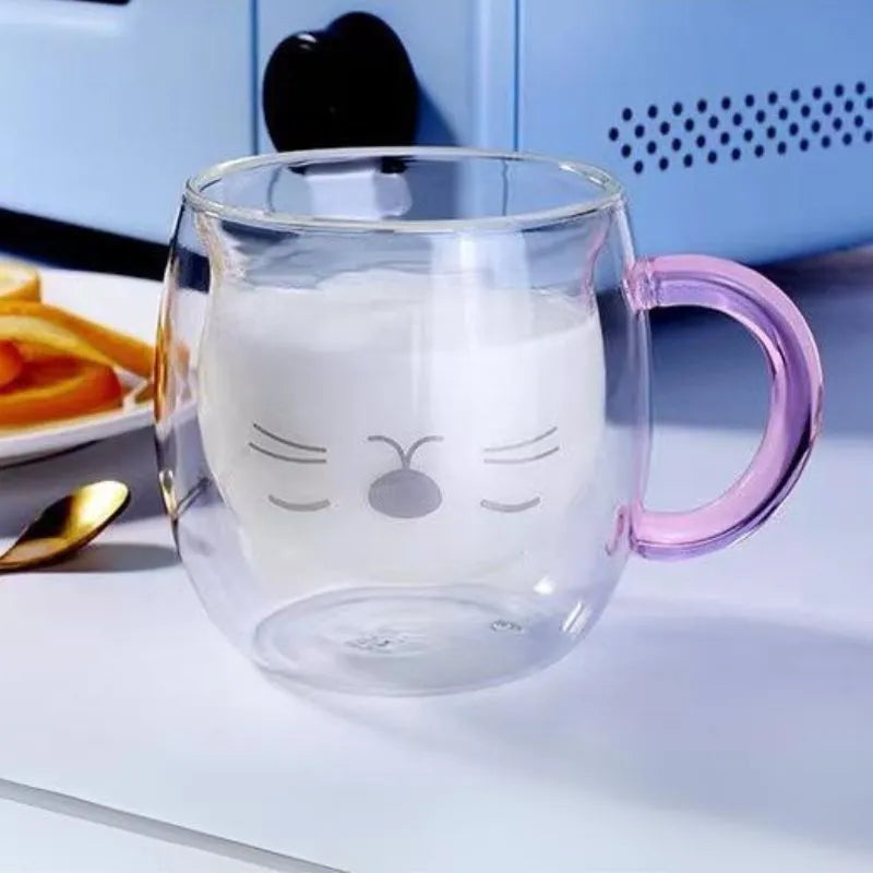 Kubek z podwojnymi sciankami Pink Cat