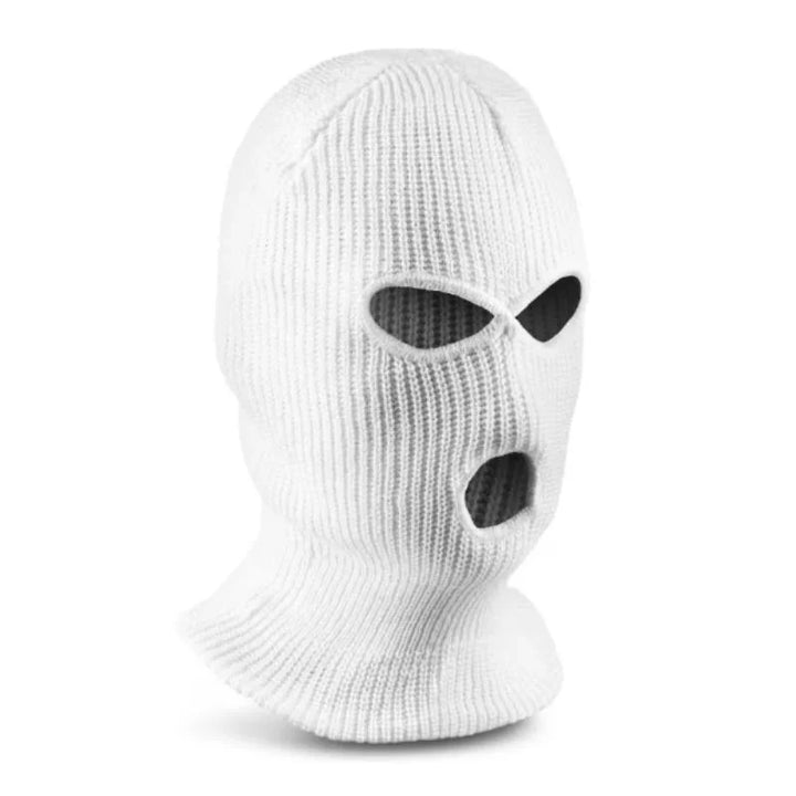 Kominiarka biala zabawna na zaglowek samochodu