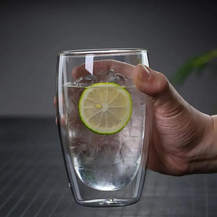 Szklanka do kawy z podwojnymi sciankami 450 ml