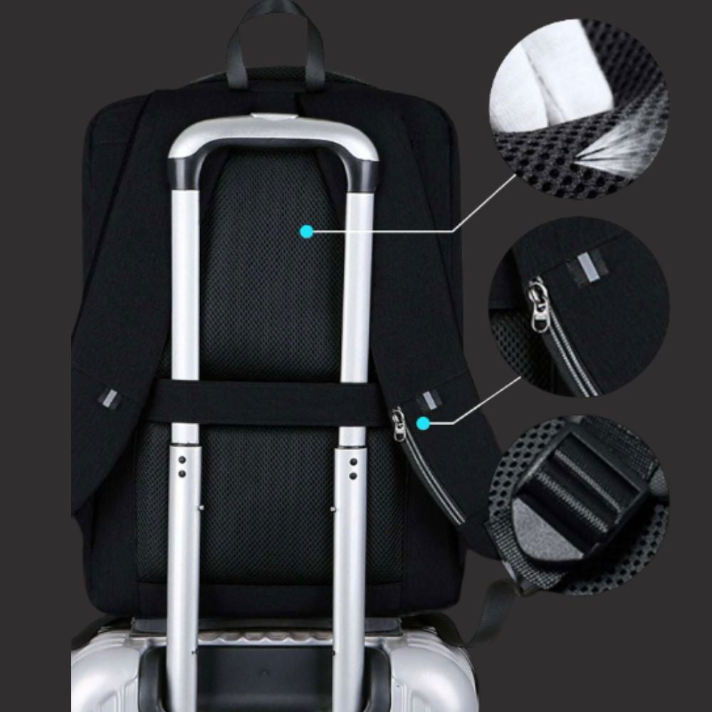 Anti-Theft Business Laptop Backpack Waterproof with USB – Mindblower