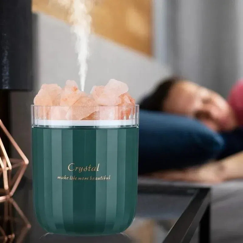 Portable Humidifier with Salt Stones Aromacrystal