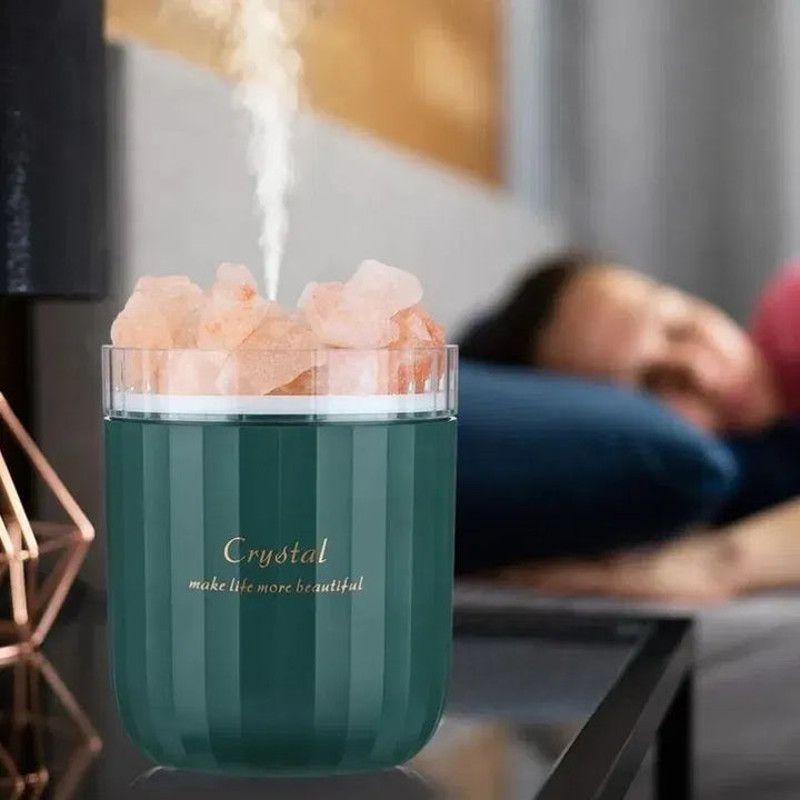 Portable Humidifier with Salt Stones Aromacrystal