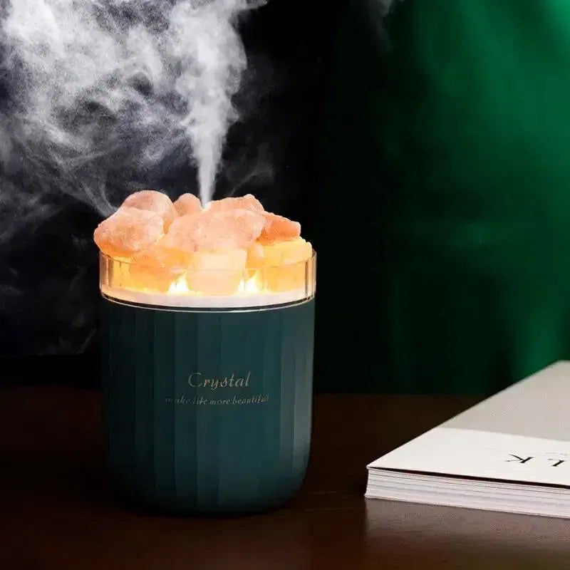 Portable Humidifier with Salt Stones Aromacrystal
