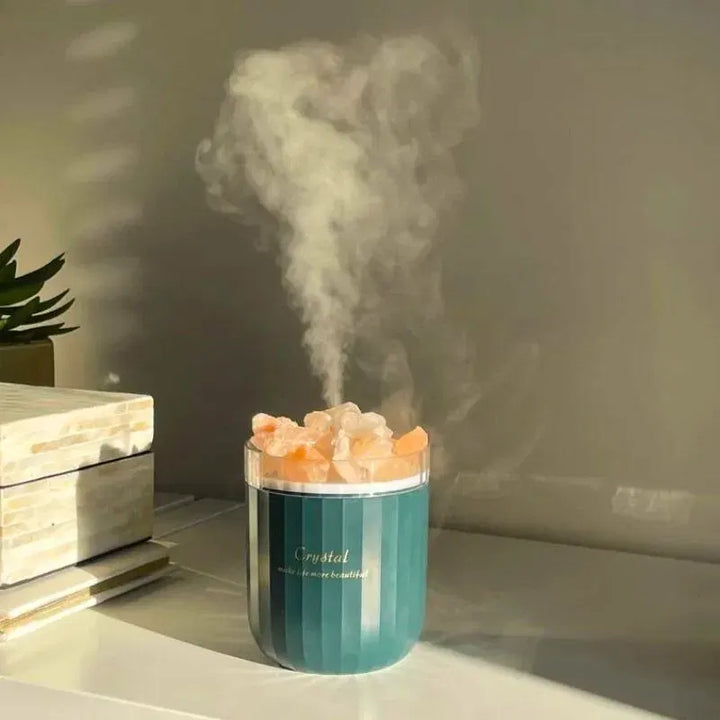 Portable Humidifier with Salt Stones Aromacrystal