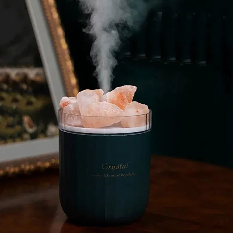 Portable Humidifier with Salt Stones Aromacrystal