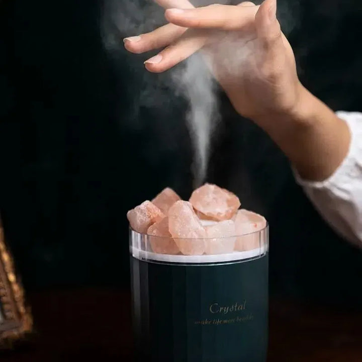 Portable Humidifier with Salt Stones Aromacrystal