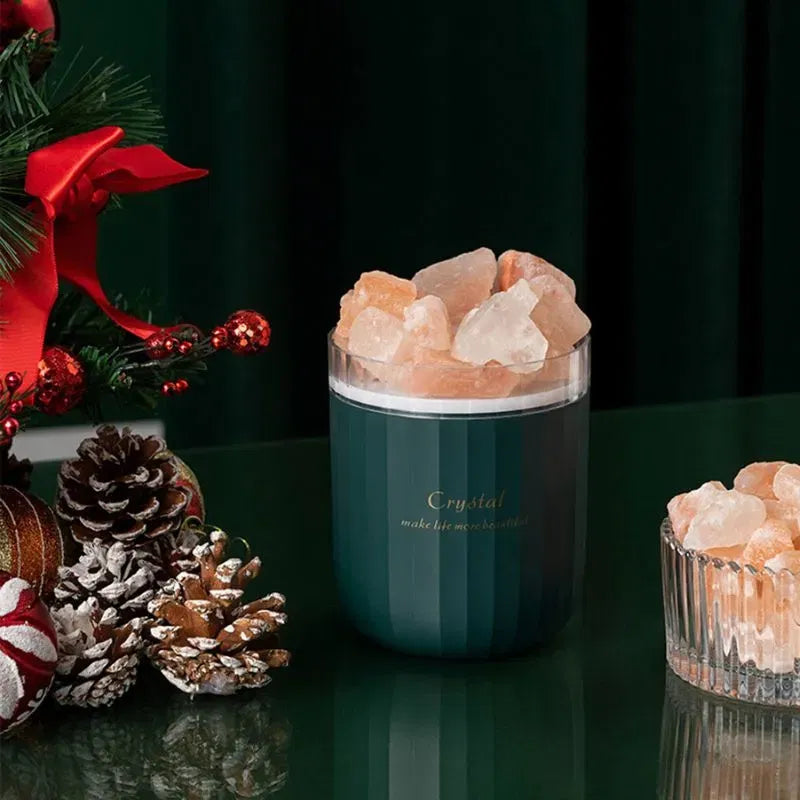 Portable Humidifier with Salt Stones Aromacrystal