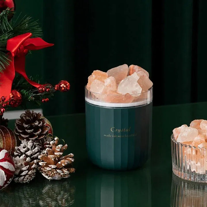 Portable Humidifier with Salt Stones Aromacrystal