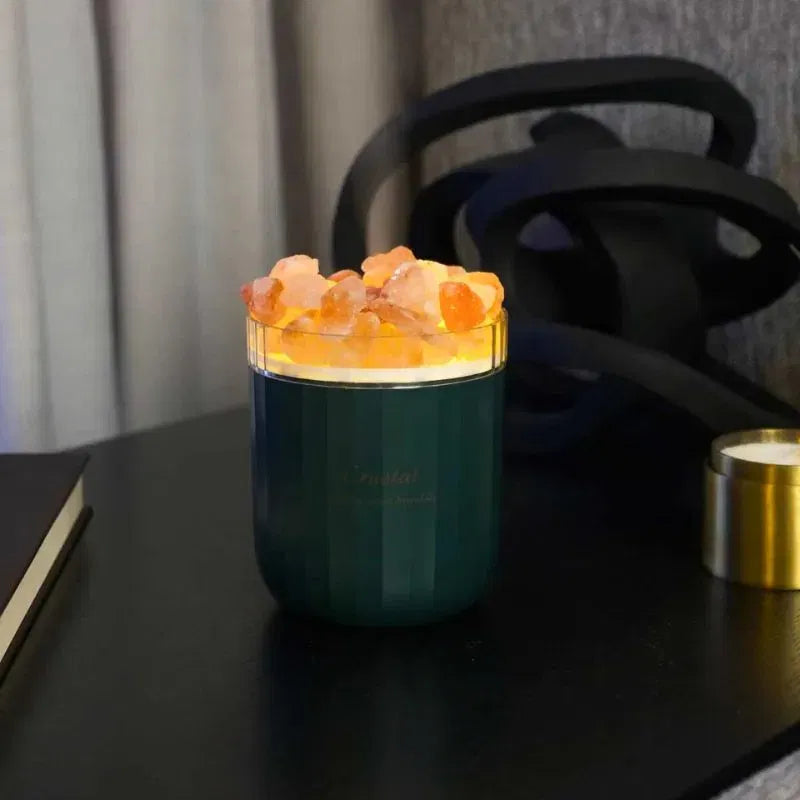 Portable Humidifier with Salt Stones Aromacrystal